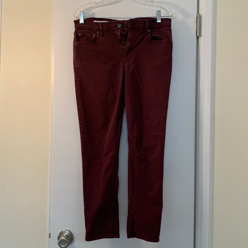 Gap Maroon Jeans